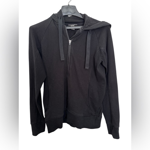 Black zip front hoodie - Picture 1 of 2